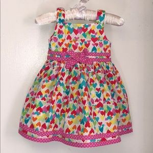 Younghearts Girls Dress. Size 2. 100 Cotton